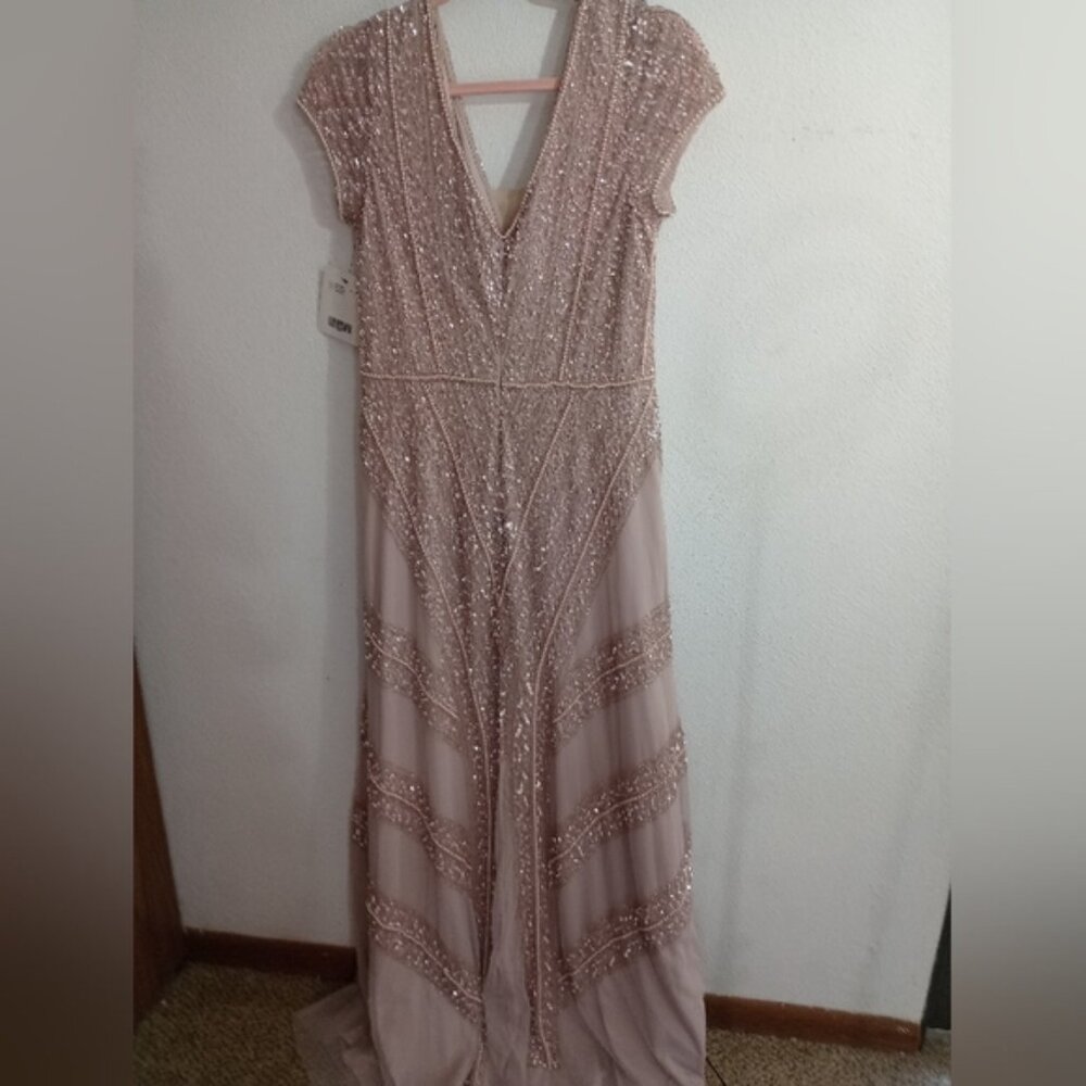 Elegant Sequin Evening Gown - image 4